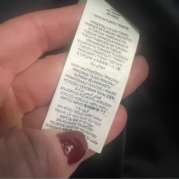 BODEN Double-Breasted Checked Coat Women’s Size 10 - Picture 8 of 16